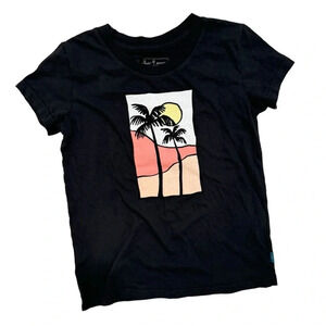 NWOT Feather 4 Arrow Palm Sunset Printed Tee Shirt